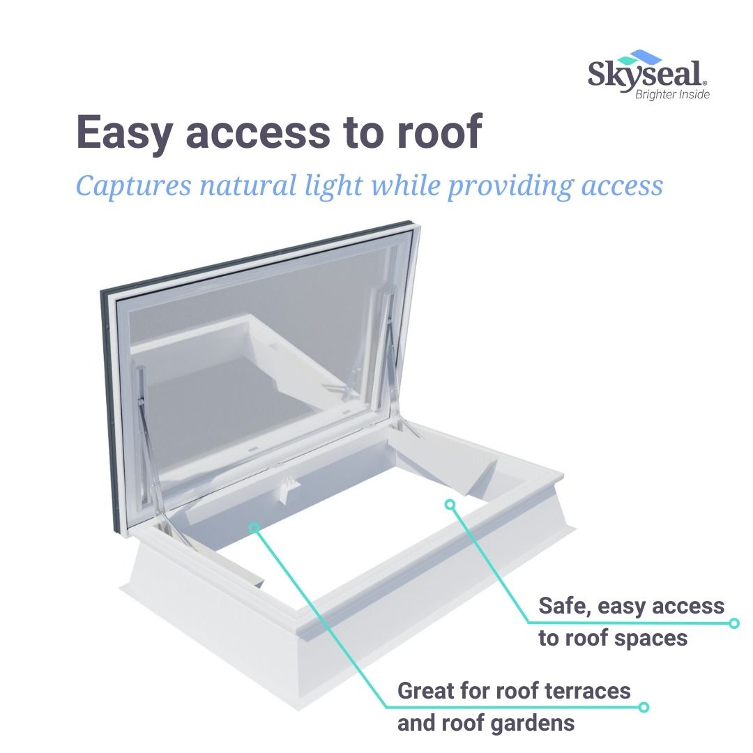 Skyseal | Flat Glass Powered Access Hatch