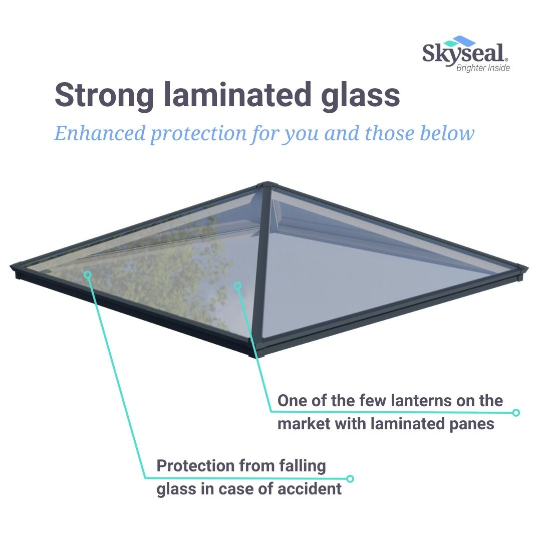 Skyseal | Laminated Glass Roof Lantern Pyramid