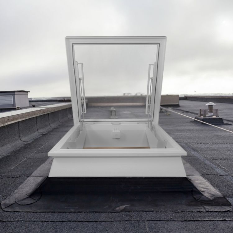 Skyseal | Flat Glass Powered Access Hatch