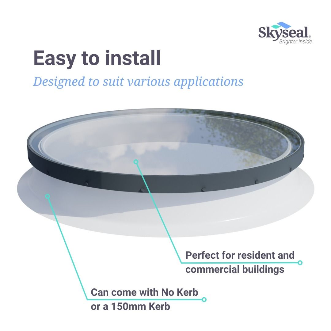 Skyseal | Halo Circular Flat Glass Rooflight