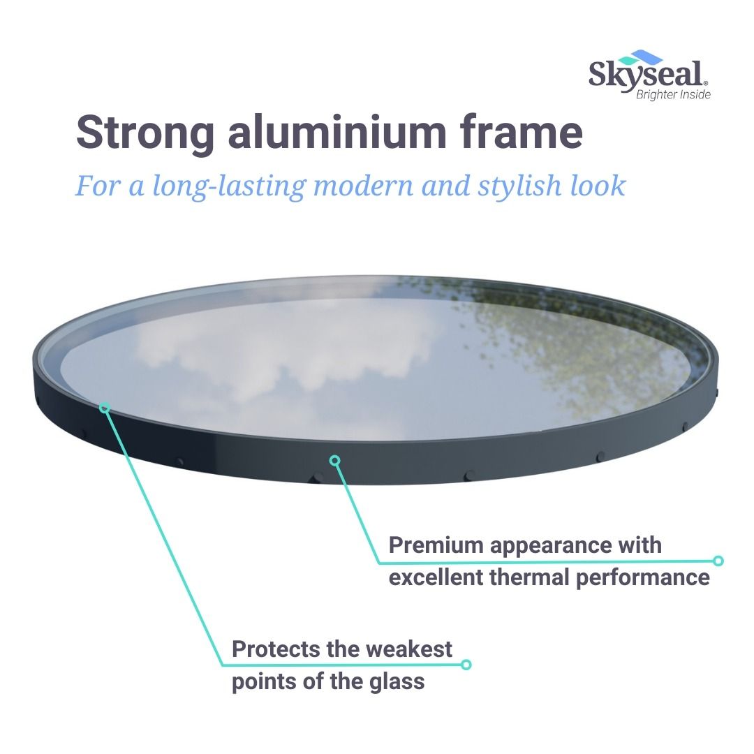 Skyseal | Halo Circular Flat Glass Rooflight