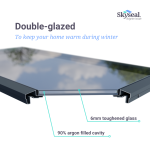 Skyseal | Flat Glass Fixed Rooflight 