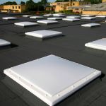 Mardome Trade, Triple Skin Fixed Roof Window in Situ